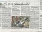"2013 ein Katastrophenjahr"